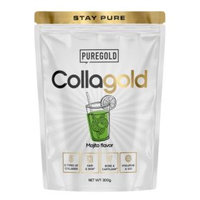   Pure Gold CollaGold Marha és Hal kollagén italpor hialuronsavval - Mojito 300g