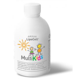   Hymato Lipocell MultiKids folyékony gyerekvitamin, őszibarack ízben 250 ml