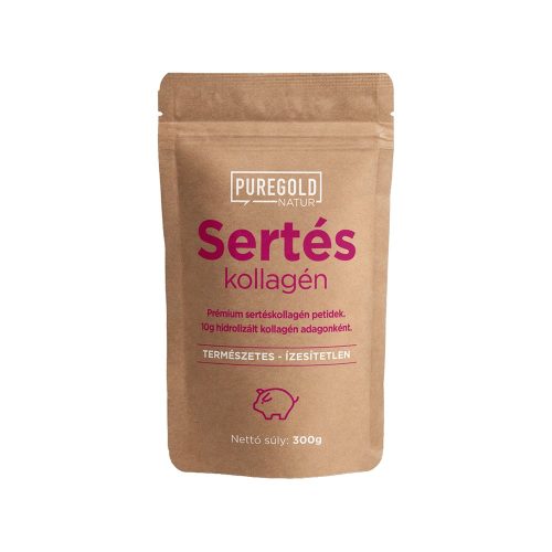 Pure Gold Natur Line Sertés kollagén italpor - Ízesítetlen 300g