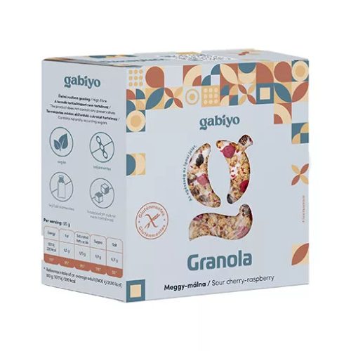 Gabiyo granola meggy-málna 275g