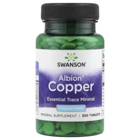 Swanson Albion Copper réz-biszglicinát 2 mg 300 db