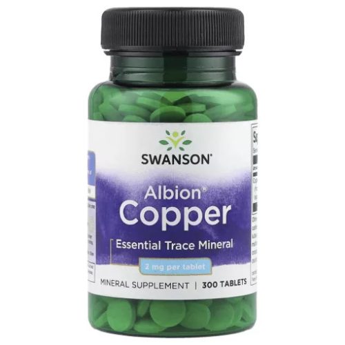 Swanson Albion Copper réz-biszglicinát 2 mg 300 db