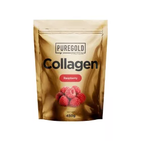 Pure Gold Collagen marha kollagén italpor - Málnás 450g