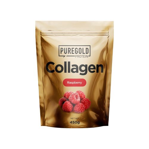 Pure Gold Collagen marha kollagén italpor - Málnás 450g