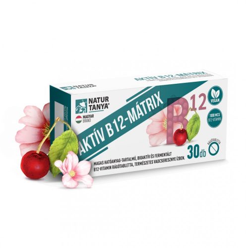 Natur Tanya Aktív B12-mátrix rágótabletta 30 db