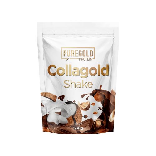 Pure Gold Collagold Shake kollagén italpor - Chocolate Hazelnut 336 g