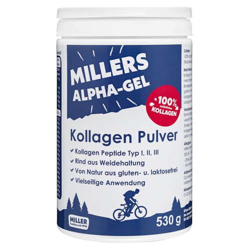 Millers Alpha Gél 100% tiszta marha kollagén por 530 g