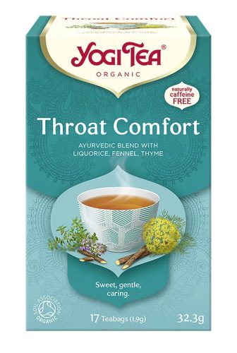 Yogi bio Throat Comfort toroknyugtató herba tea 17 x 1,9g