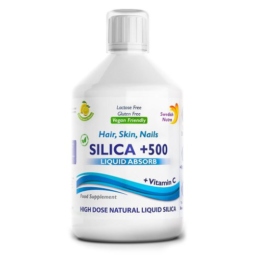 Swedish Nutra Folyékony Szilícium C-vitaminnal 500 ml
