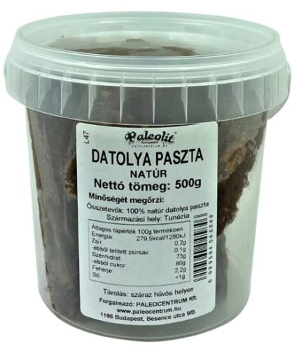 Paleolit Datolya paszta natúr 500 g
