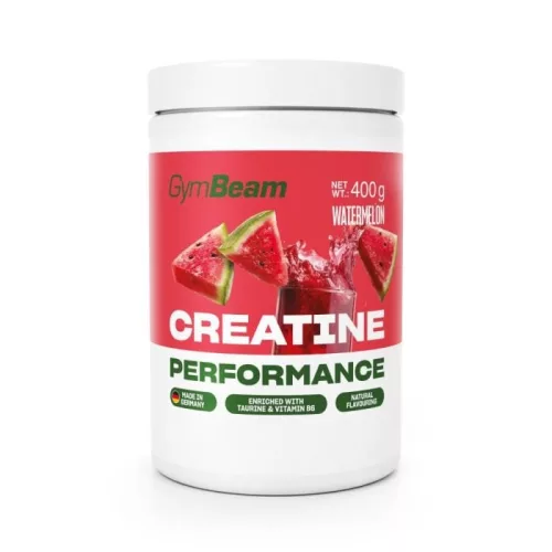 GymBeam Creatine monohydrate+ kreatin taurinnal és B6-vitaminnal 400 g - görögdinnye