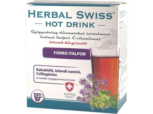 Herbal Swiss Hot drink gyógynövényes forró italpor 12 db