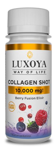 Luxoya Collagen Shot 10 000 mg folyékony kollagén 60 ml, erdei gyümölcs