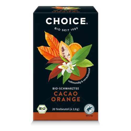 Bio Choice Kakaó-narancs fekete tea 20 filter 40 g