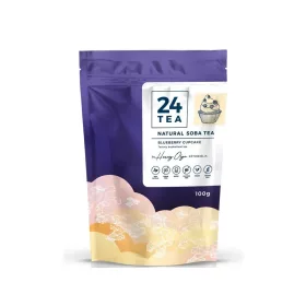   24 Tea Natural Soba tea - Áfonyás-vaníliás muffin ízű hajdina tea 100g