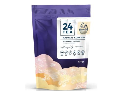 24 Tea Natural Soba tea - Áfonyás-vaníliás muffin ízű hajdina tea 100g