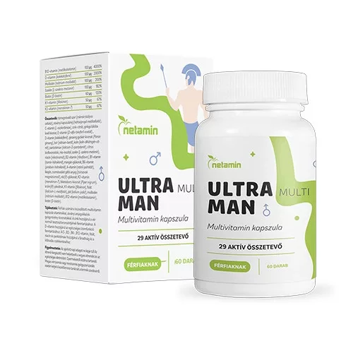 Netamin ULTRA MAN multivitamin kapszula férfiaknak 60 db