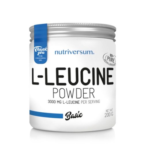 Nutriversum L-Leucine aminosavpor 200 g - ízesítetlen