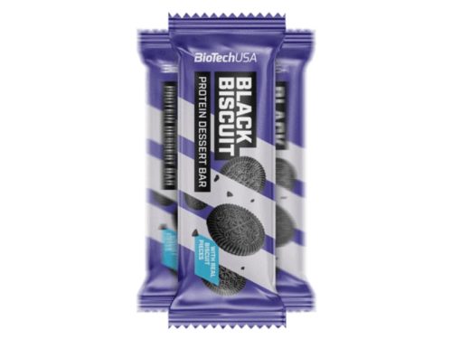 Biotech Protein Dessert Bar Black Biscuit fehérjeszelet 50 g
