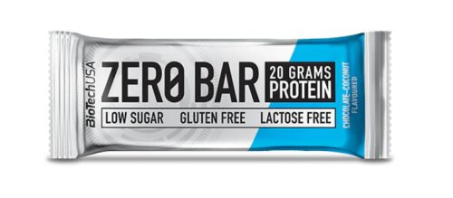 Biotech Zero Bar 50 g csokoládé kókusz