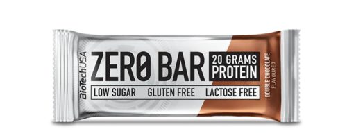 Biotech Zero Bar 50 g dupla csokoládé