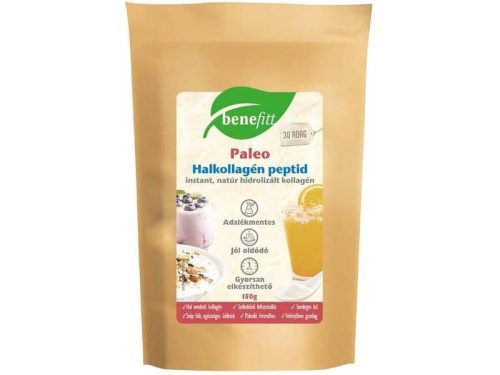 Benefitt Paleo Halkollagén peptid italpor, natúr 150g