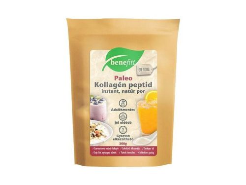 Benefitt Paleo Marhakollagén peptid italpor, natúr 300g