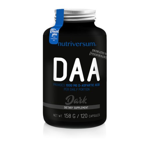 Nutriversum Dark DAA D-Aspartic Acid kapszula 120 db