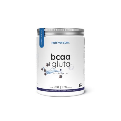 Nutriversum BCAA + Gluta - Flow - 360 g - feketeribizli