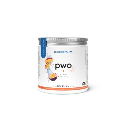 Nutriversum PWO energizáló - Flow - 210 g - mangó-maracuja