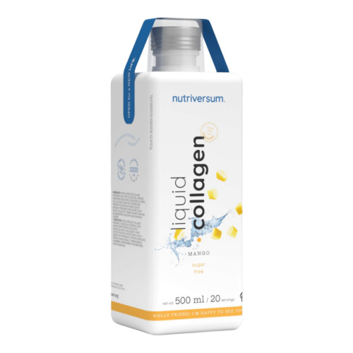 Nutriversum Collagen liquid 10 000 mg cukormentes 500 ml - mangó