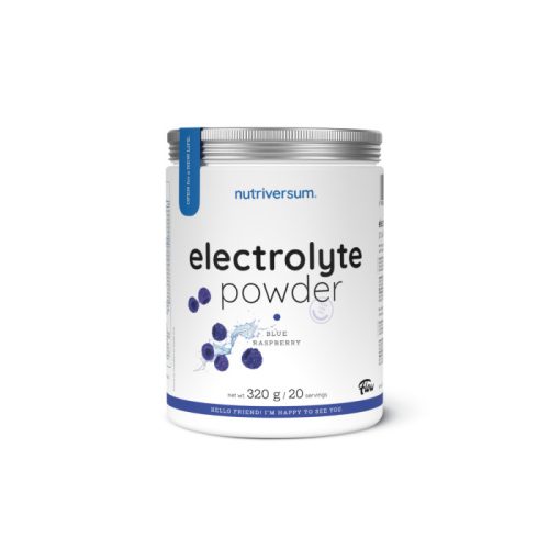 Nutriversum Electrolyte Powder elektrolit italpor 320 g - kék málna