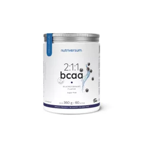   Nutriversum 2:1:1 BCAA aminosav - Flow - 360 g - sugar free feketeribizli