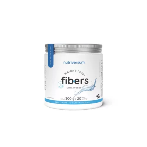 Nutriversum Flow Weight Fibers diétás rost italpor 300 g - ízesítetlen