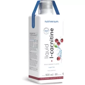   Nutriversum Flow Liquid L-Carnitine 3000 mg L-karnitin ital, meggy 500 ml