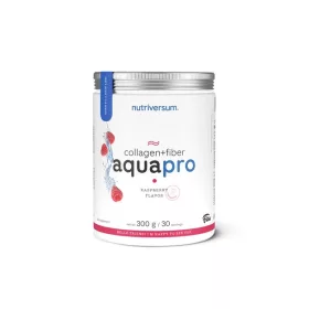 Nutriversum Flow Aquapro Collagen + Fiber 300 g - málna