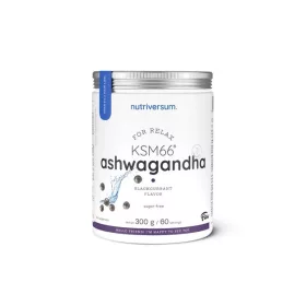   Nutriversum Flow KSM66 Ashwagandha For Relax italpor 300 g - feketeribizli