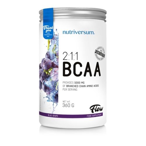 Nutriversum 2:1:1 BCAA - Flow - 360 g - kékszőlő