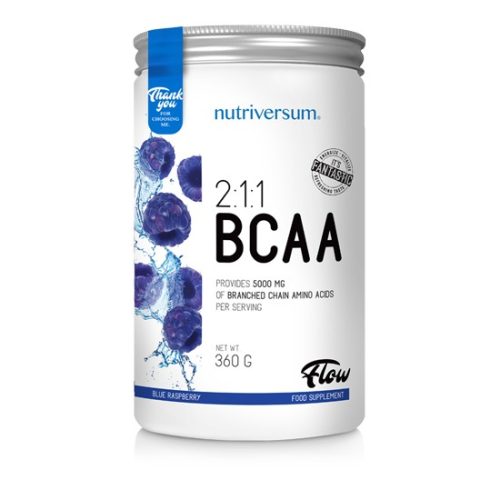 Nutriversum 2:1:1 BCAA aminosavak 360 g - kék málna