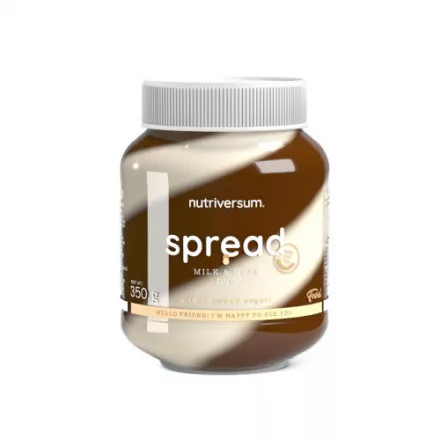 Nutriversum Spread desszertkrém 350 g tej-mogyoró