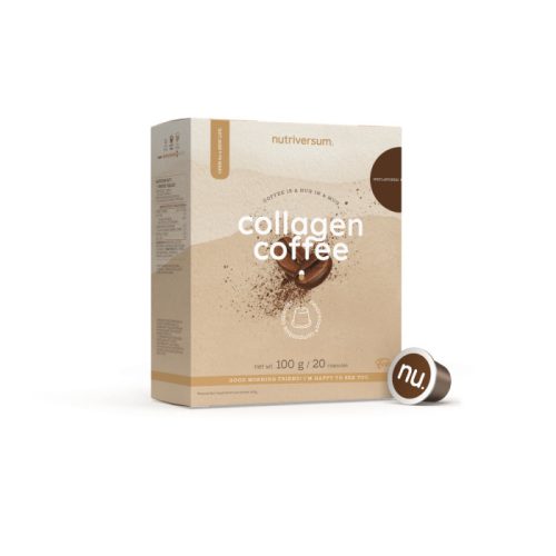Nutriversum Collagen Coffee kávékapszula Nespresso® kompatibilis 20 db - ízesítetlen