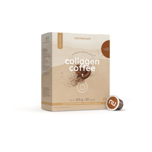Nutriversum Collagen Coffee kávékapszula Nespresso® kompatibilis 20 db - rumos gesztenye