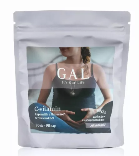 GAL Babaváró – C-vitamin kapszulák, 90 adagos utántöltő