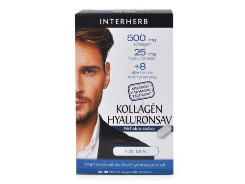 Interherb Kollagén Hyaluronsav Vitamin komplex férfiaknak 30 db