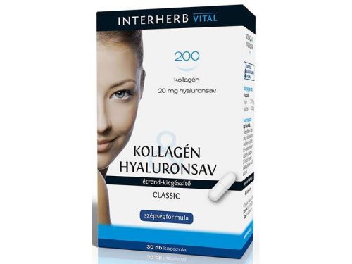 Interherb Kollagén Hyaluronsav Classic Szépségformula 30 db