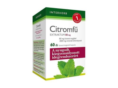 Interherb Citromfű Extraktum kapszula 60 db