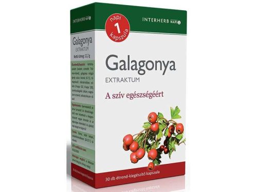 Interherb Galagonya Extraktum kapszula 30 db