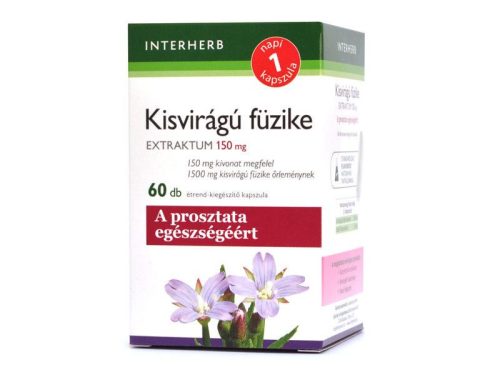 Interherb  Kisvirágú füzike Extraktum 150 mg kapszula 60 db