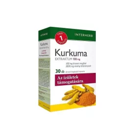Interherb Kurkuma Extraktum 100mg 30 db