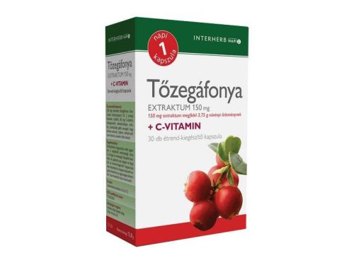 Interherb Tőzegáfonya Extraktum 150 mg kapszula 30 db